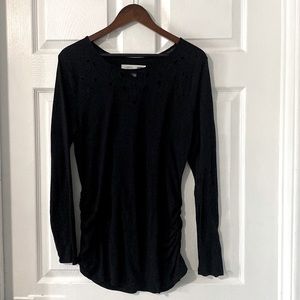 Old Navy Long Sleeve Cutout Design Maternity Shirt